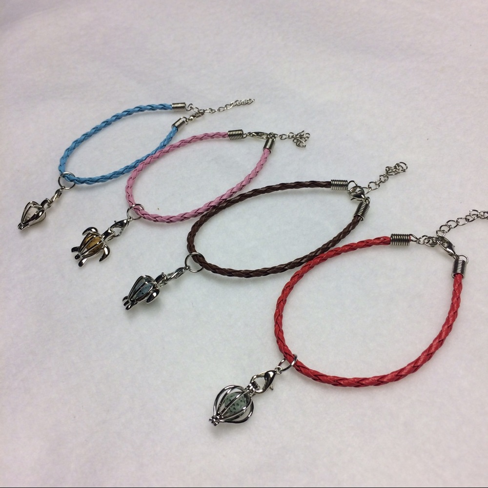 Essential oil diffuser hot air balloon bracelet - Picture 5 of 7