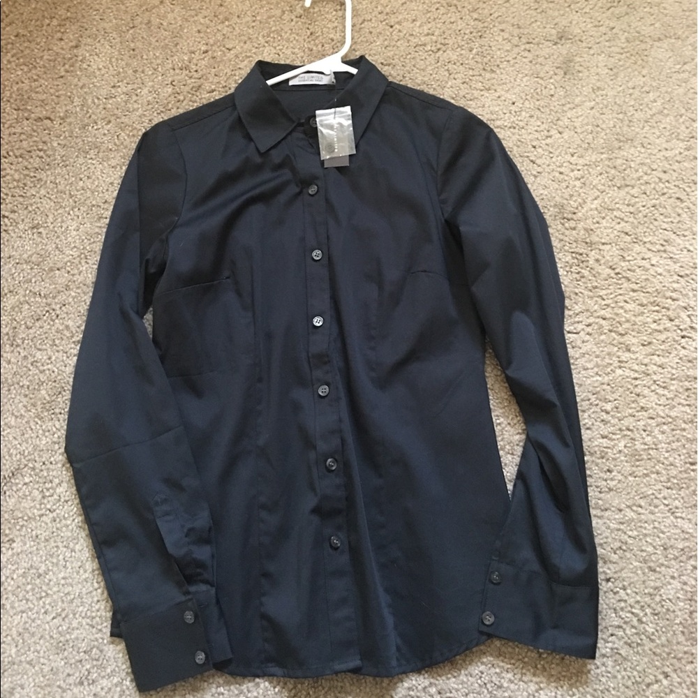 The Limited Black Button Down