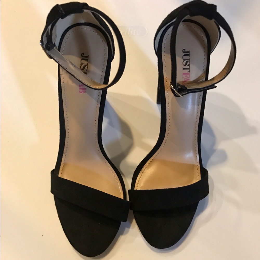 Black Strappy Heels
