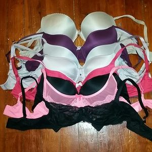 8 Victoria Secret Bras 38D