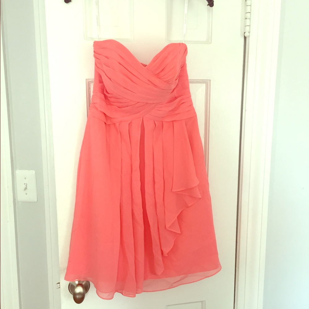 Coral dress