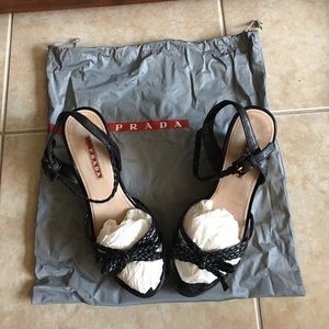 Prada wedges