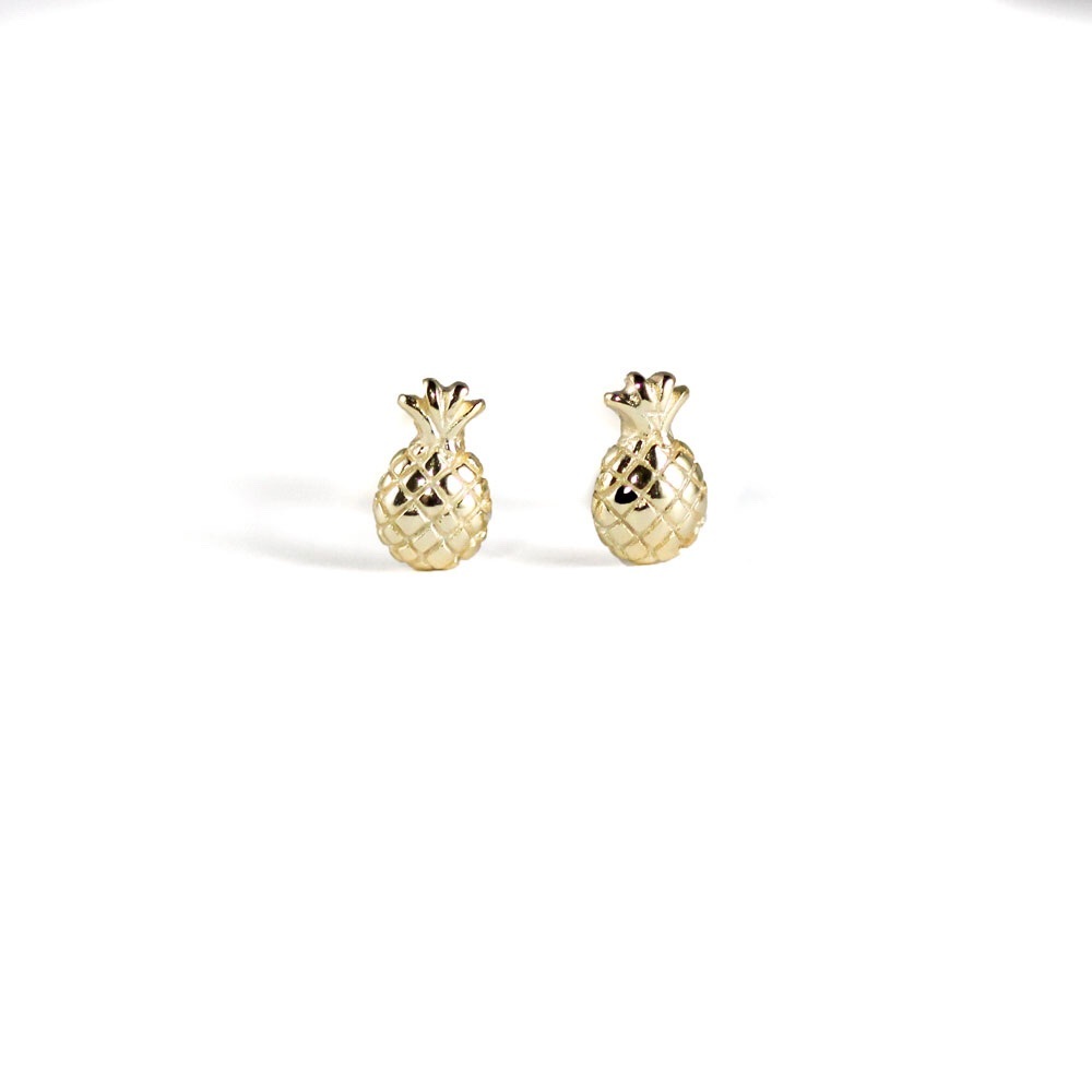 Tiny Pineapple Studs - image 1