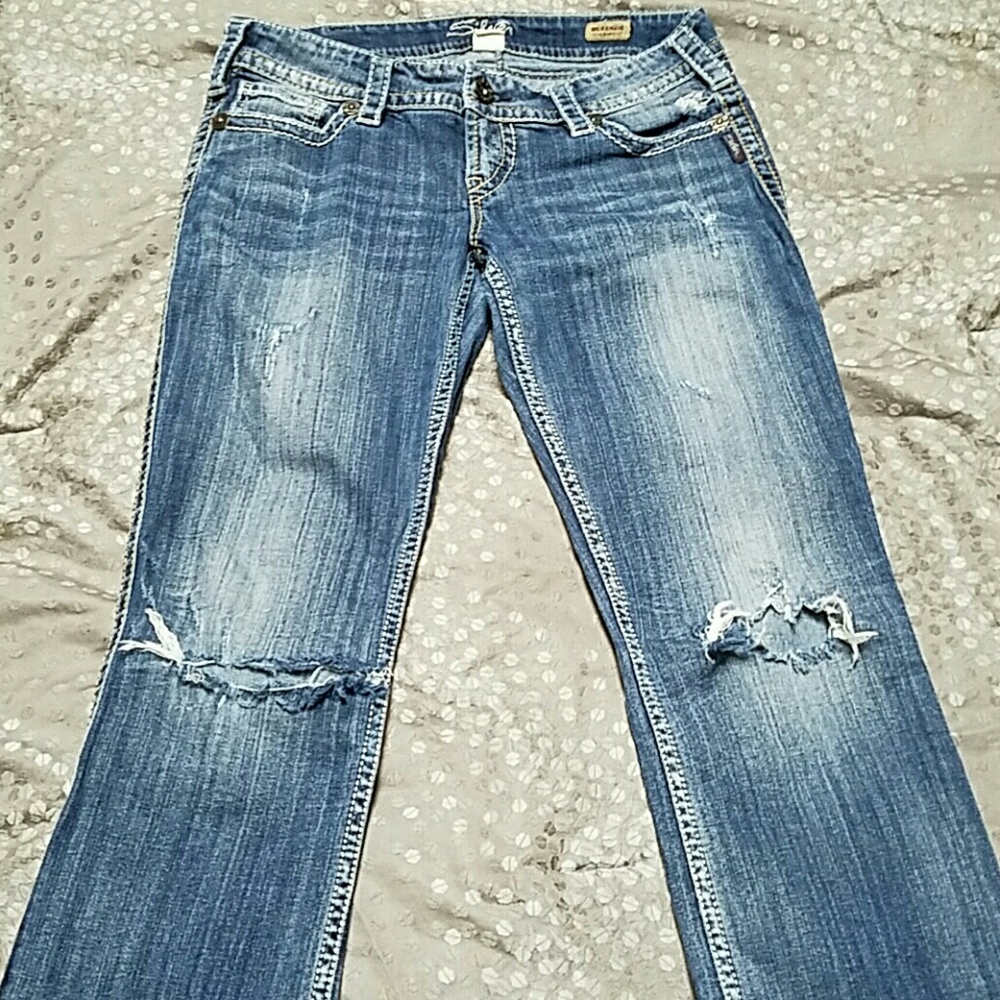Silver jeans..crops/capri. Final price