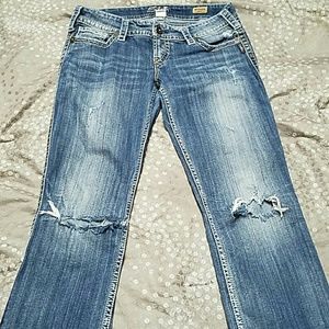 Silver jeans..crops/capri. Final price