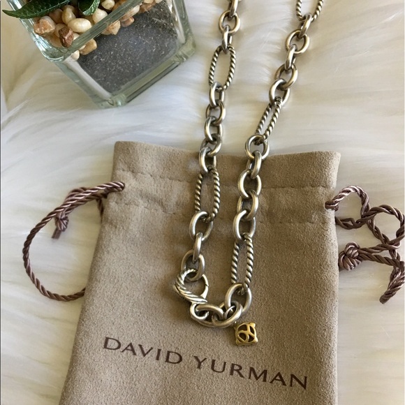 David Yurman Jewelry - David Yurman ⭐️Figaro Necklace with Gold