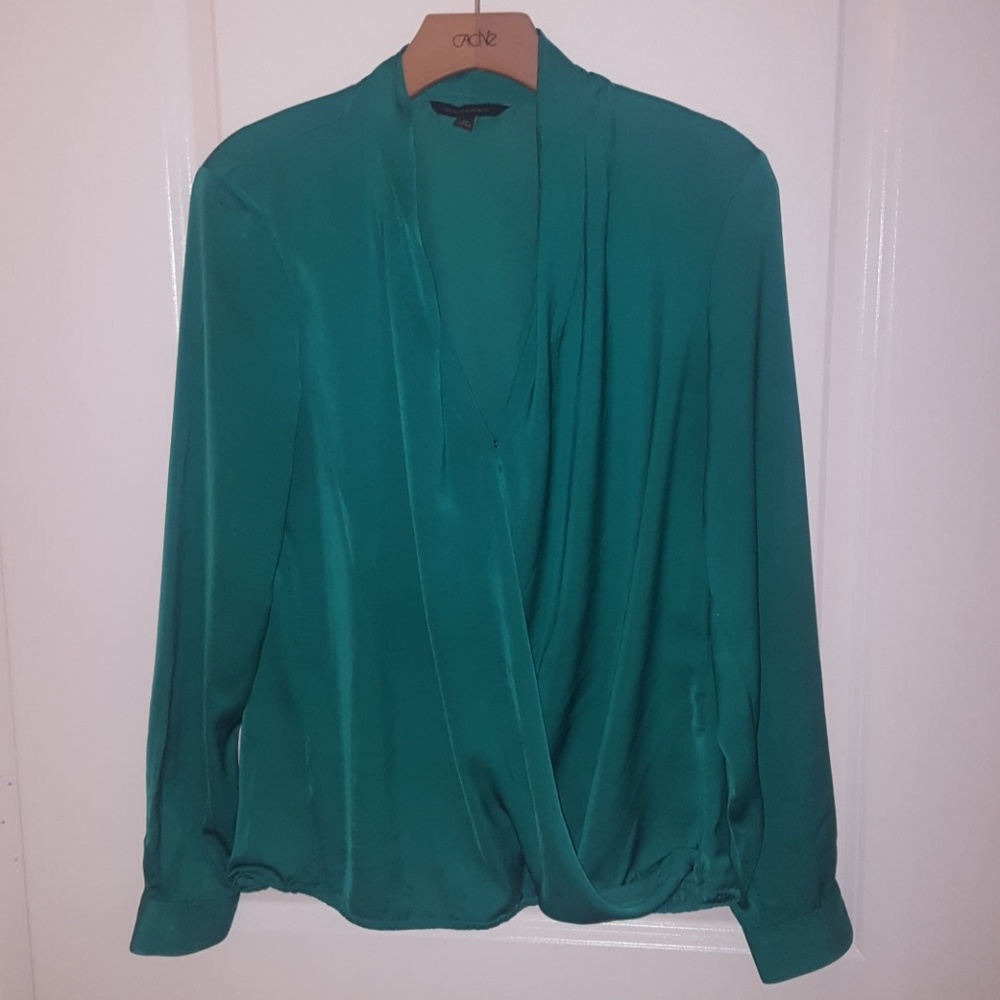Banana republic wrap blouse
