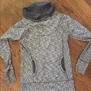 Prana cowl-neck stretchy top