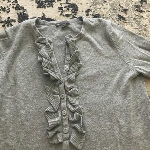 GAP Sweaters - Gray ruffled GAP sweater GAP Sweaters - Gray ruffled GAP sweater