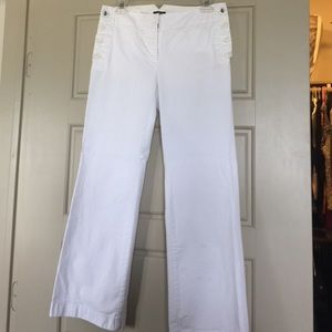 White "Julie trouser" from LOFT.