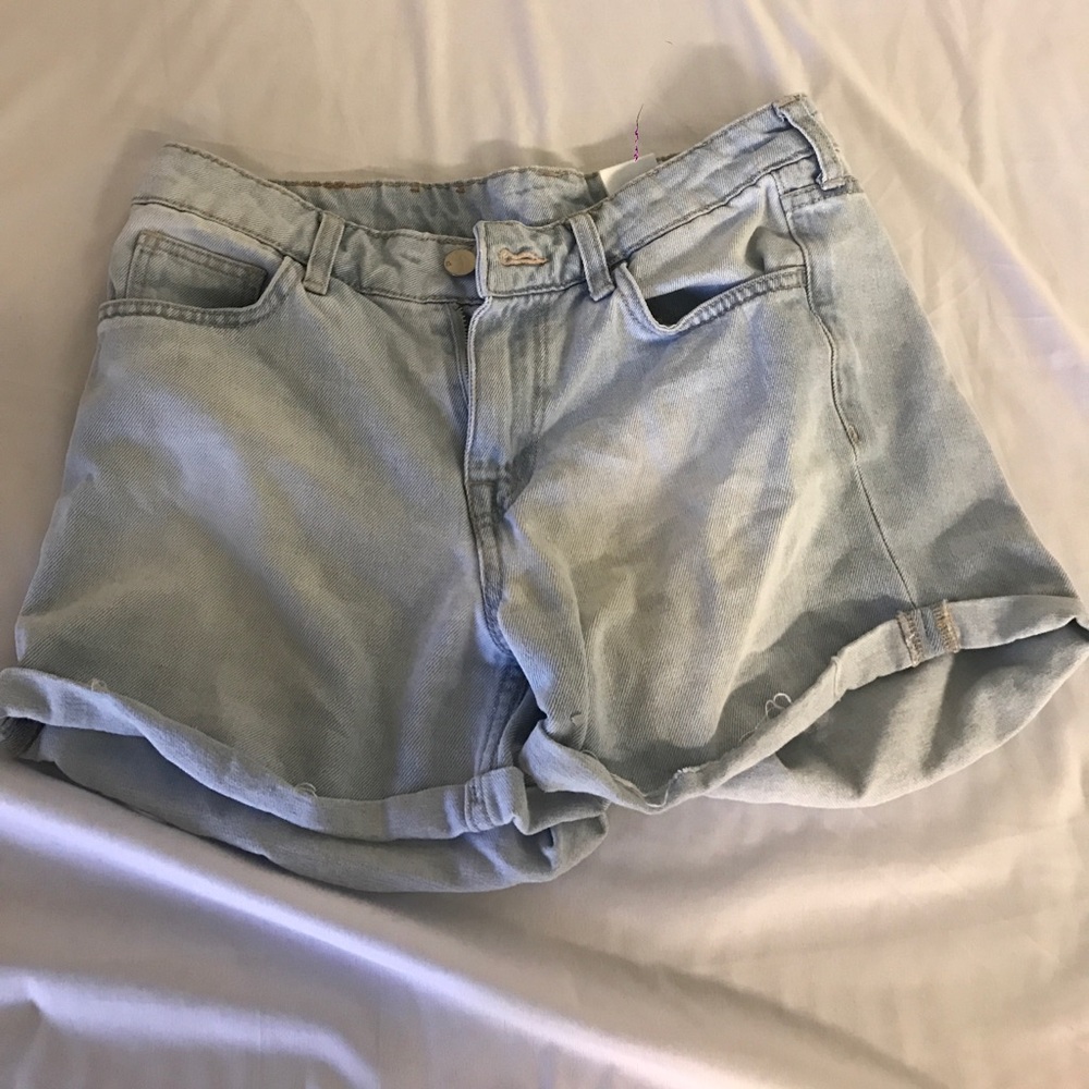 h&m high waisted shorts