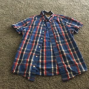 Hollister button down short sleeve shirt