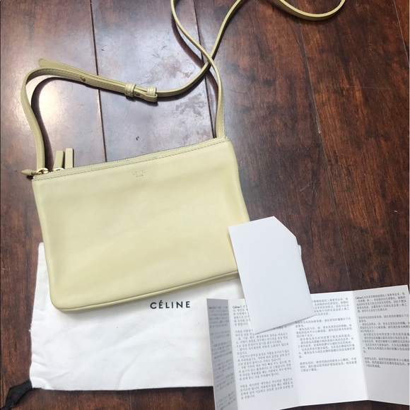 **SOLD Celine Trio Pale Yellow Crossbody - Picture 2 of 7