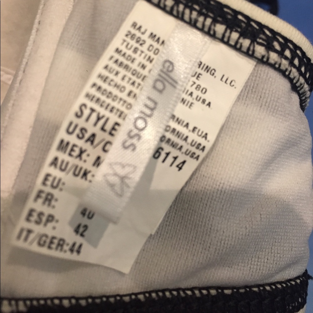 Size medium Ella Moss black & white bikini  - Picture 3 of 5