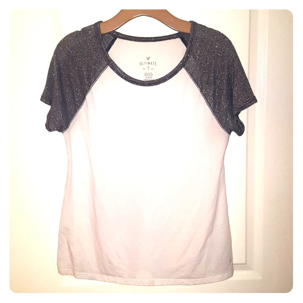 American eagle sparkly tee