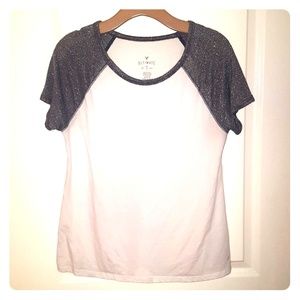 American eagle sparkly tee