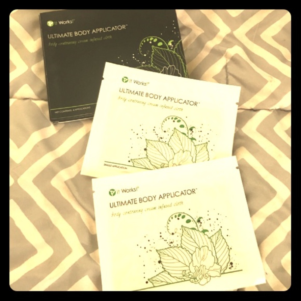 New box of  it works body applicators