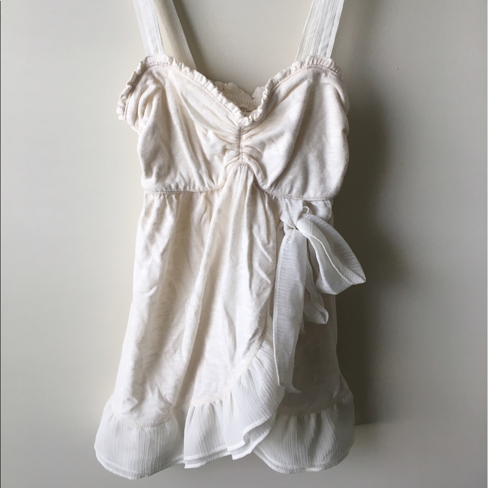 Abercrombie and Fitch White Tank Size Extra Small