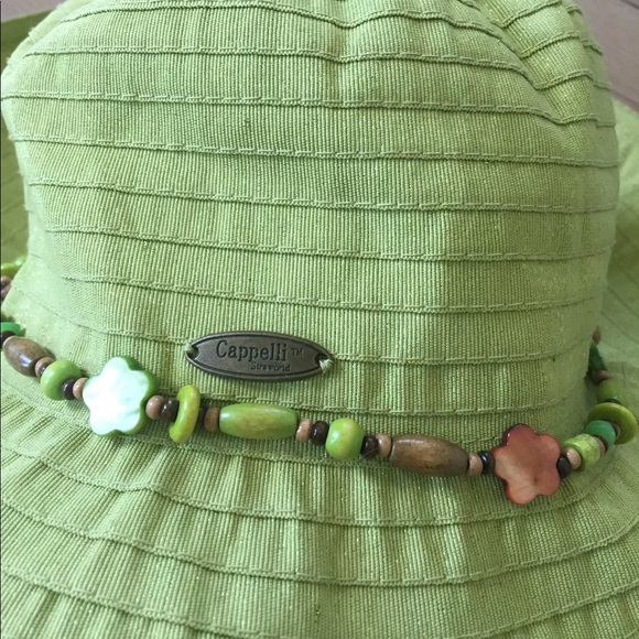 Sparkly and beaded Cappelli hat