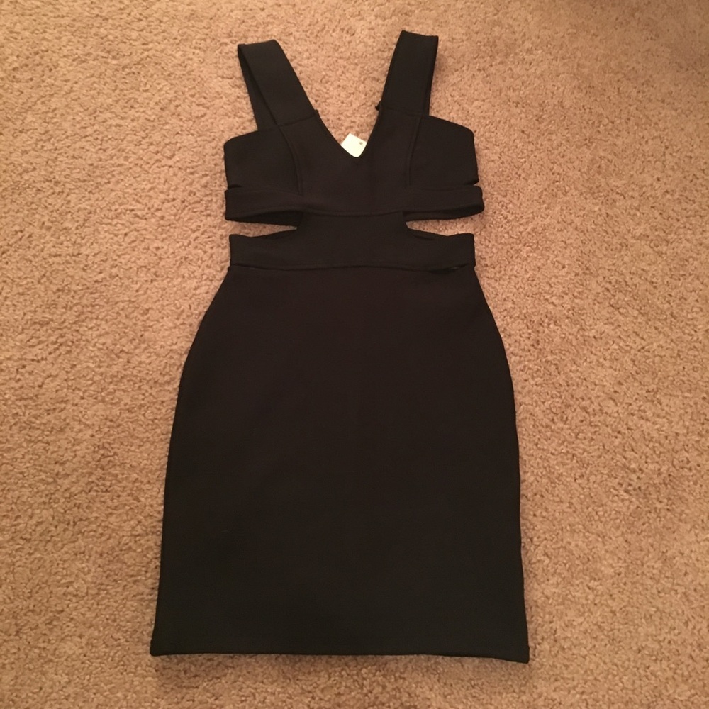 Black Tobi bodycon dress size small