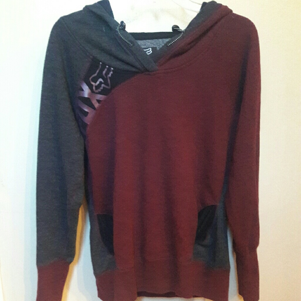 Fox asymmetric hoodie