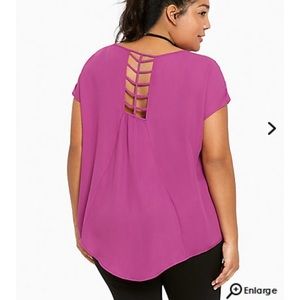 Torrid Chiffon blouse