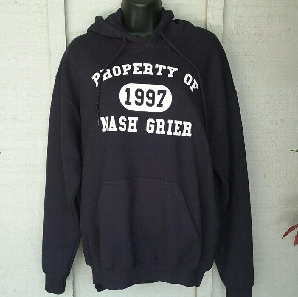 Property of Nash Grier Black Hoodie