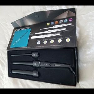 Royale 3 piece curling iron wand set