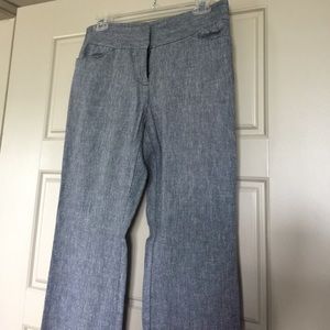 Gray slacks from LOFT