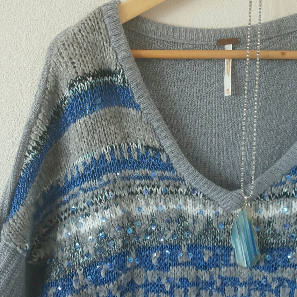 Free People knit sweater XS