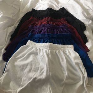 soffe shorts bundle of 6