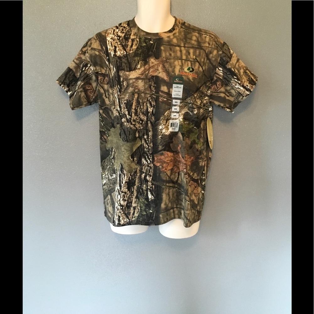 Mossy Oaks MENS T Shirt Camo Short Sleeve