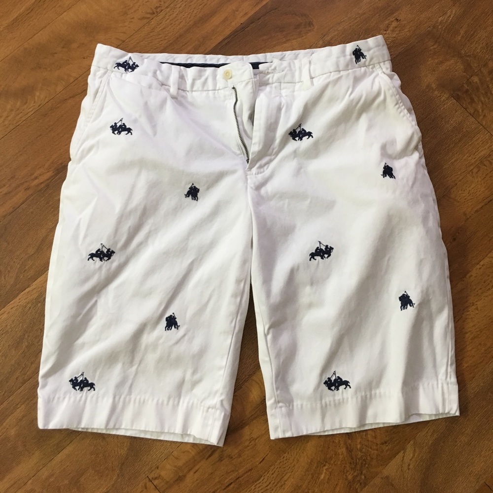 White Polo Ralph Lauren shorts