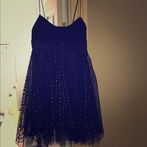 Fun midnight blue short dress!