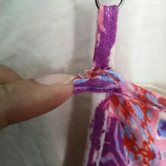 F21 Coral/Magenta Spaghetti Strap Maxi Dress - Picture 5 of 5