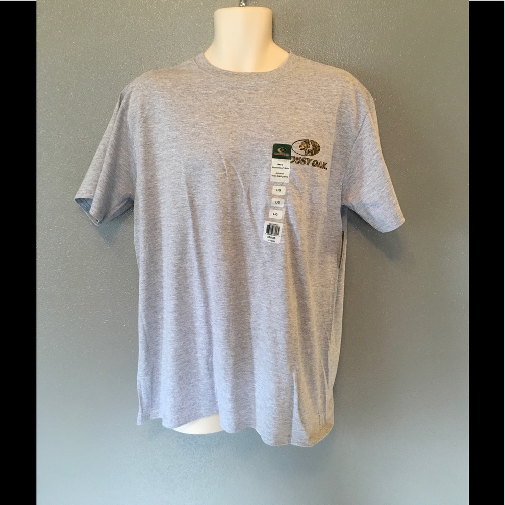 Mossy Oaks MENS Graphic T Shirt Gray Short Sleeve