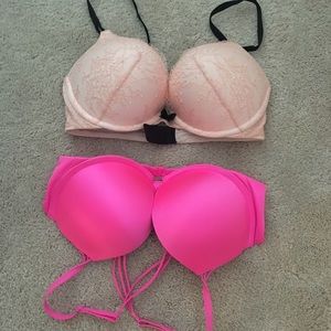 2 34c bombshell Victoria's Secret bras