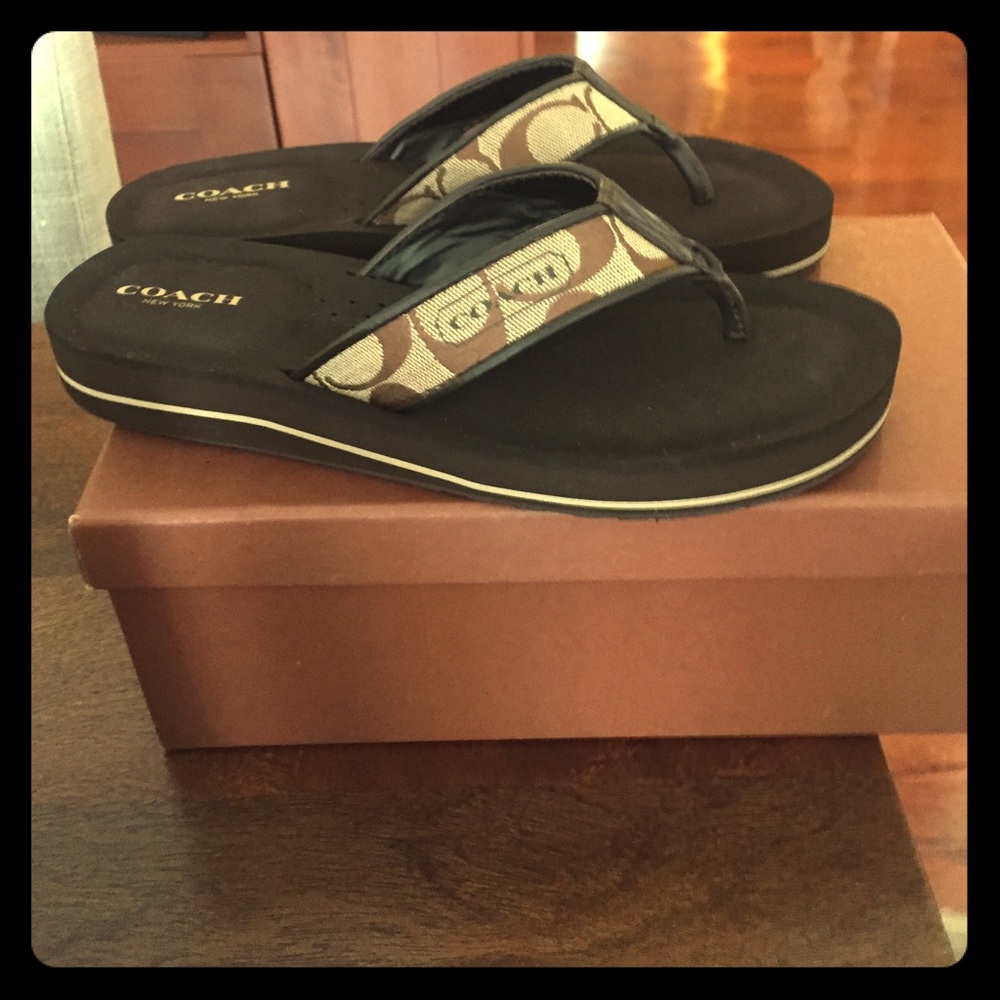 Coach Flip Flops