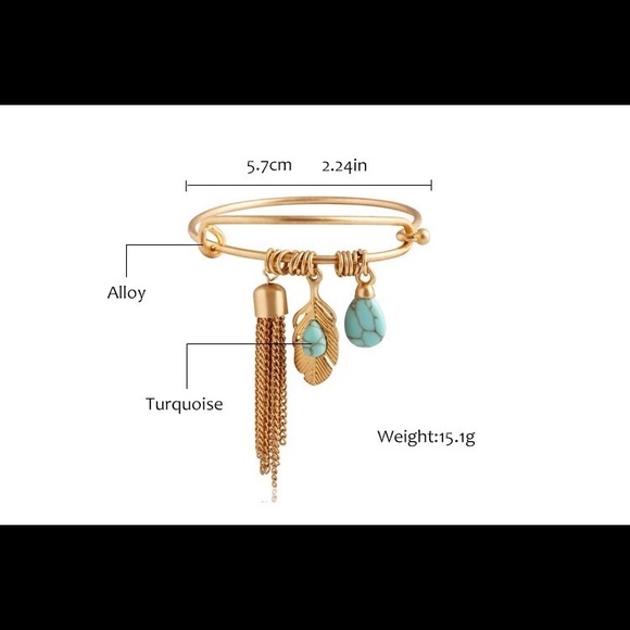 Gold fashion bracelet - Picture 2 of 2