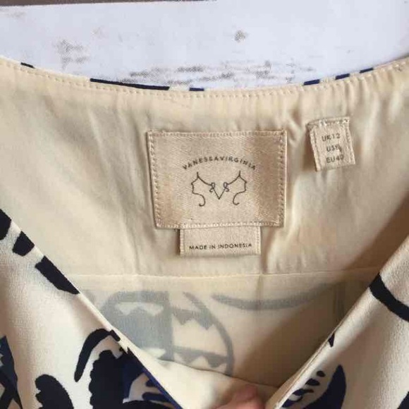 Anthropologie Vanessa Virginia Inset Bloom Summer Dress - Picture 3 of 5