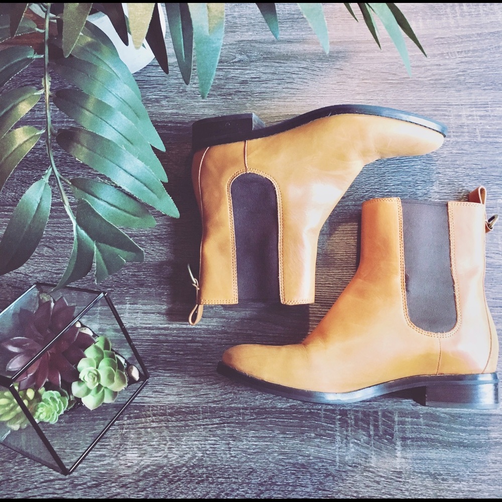 • SALE! • Cole Haan Two-Toned Boots •