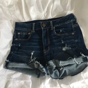 American Eagle hi rise shorts