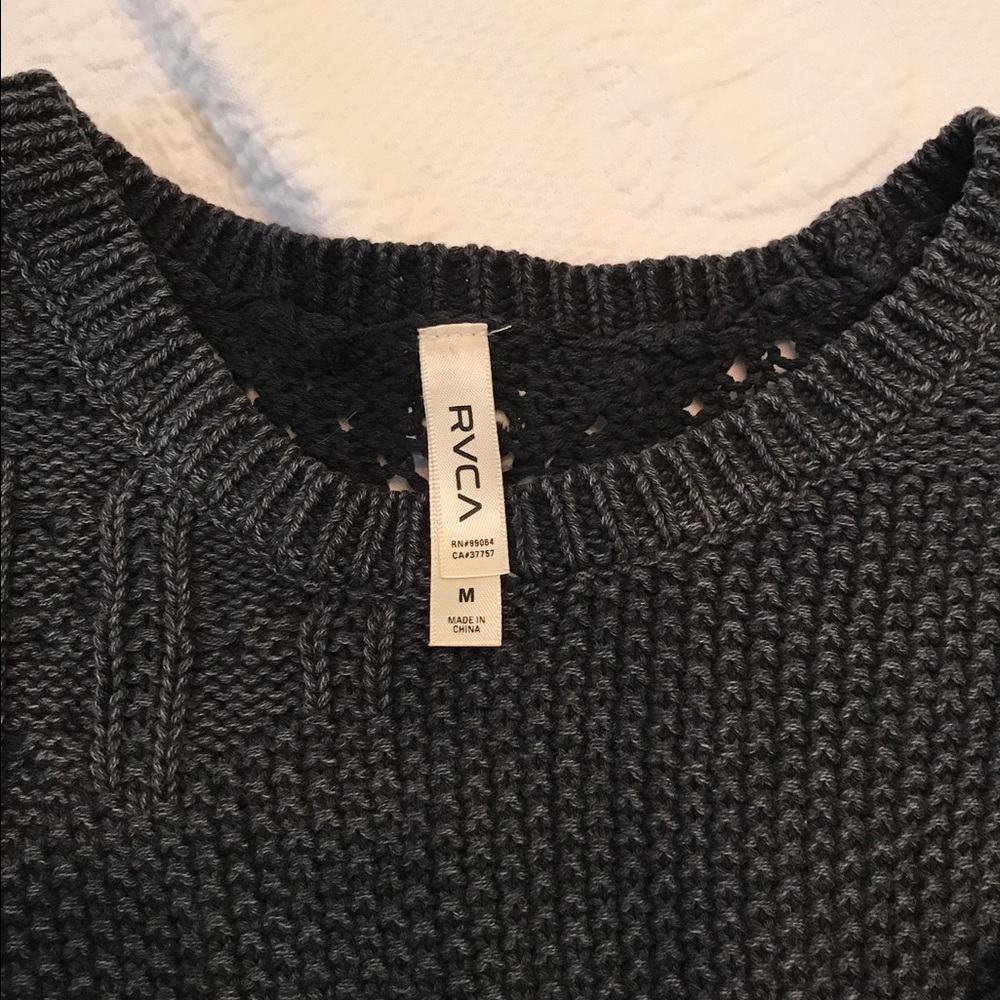 RVCA Grey tunic sweater