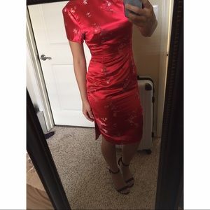 Red QiPao (traditional Chinese dress)