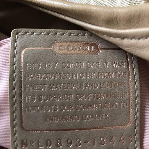 Coach Op Art Satchel w/ matching Checkbook Wallet - Picture 5 of 7