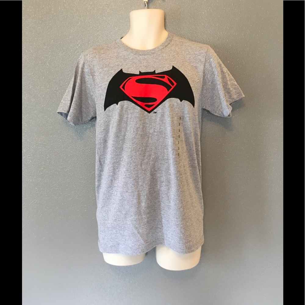 Batman V Superman Dawn Of Justice T Shirt Gray