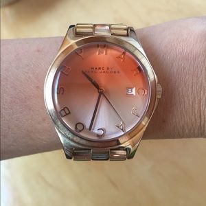Marc by Marc Jacobs rose gold ombré watch