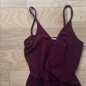 Kimichi Blue Maroon Romper