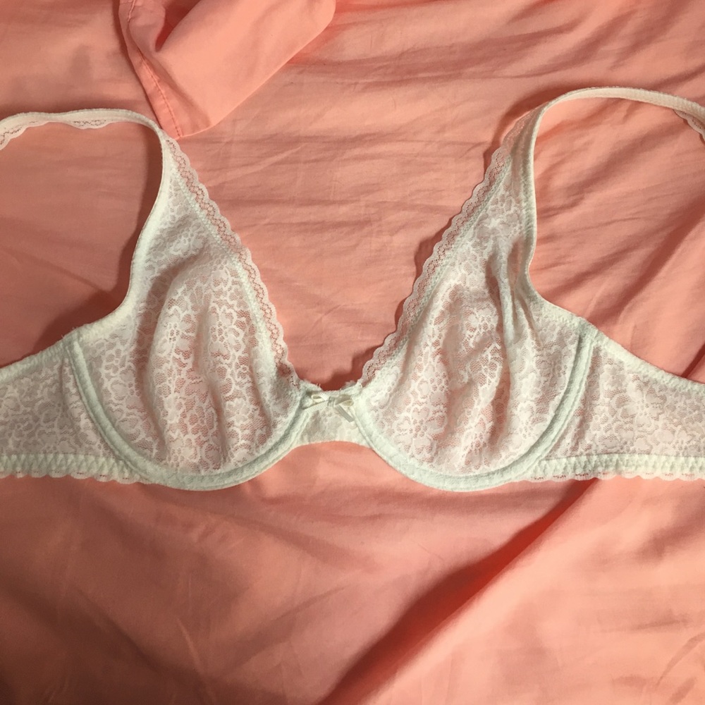 Unlined lace aerie bra