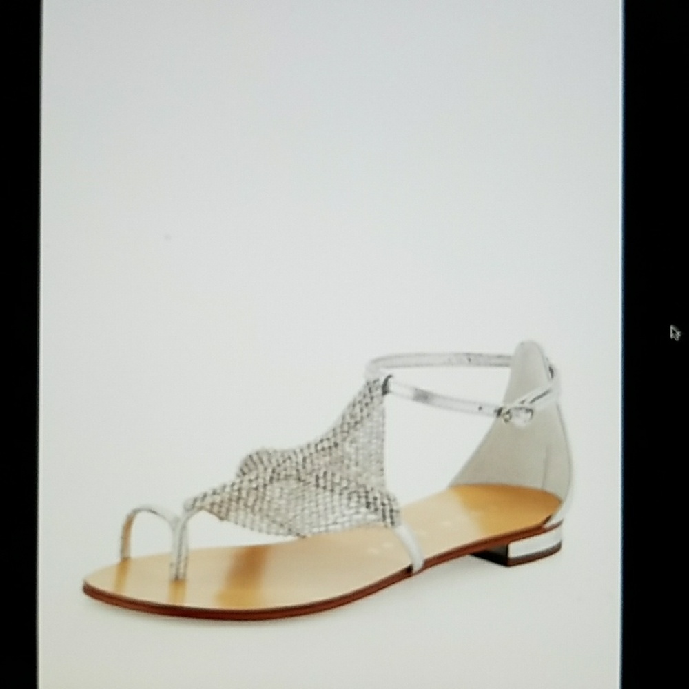 New size 6 Lola Cruz Crystal Sandals